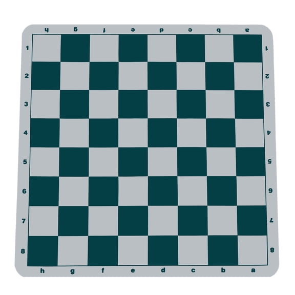 WE Games The Original 100% Silicone Tournament Chess Mat - 20 inch Board