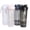 SLIM - Multicolor-13.5 oz, variant on Slim 4-pack Protein Shaker Bottle 400 Ml | 13.5 Oz - Storage Included Leakproof Screw-on Lid Bpa Free Unisex Black White Stormy Gray Cotton Pink