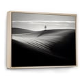 thumbnail image 2 of Designart "Monochrome Meadow Horizon III" Meadow Floater Framed Canvas Wall Art, 2 of 5