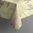 thumbnail image 5 of Pioneer Flower Floral Print Pattern Square Tablecloth,Waterproof Square Table Cover,Wipeable Spillproof Washable Table Cover for Home Kitchen Party Decor 42"X42"(107x107cm), 5 of 6