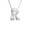 R, variant on Bubble Letter Necklace Initial Necklaces for Women Name Necklace Personalized Bubble Pendant Necklace Dainty Necklaces Trendy Jewelry Gift
