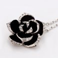 thumbnail image 4 of Yoursfs Women's Rose Necklace Cute Black Unique Floral Necklace Fashion Gold Plated Jewelry Gift, 4 of 6