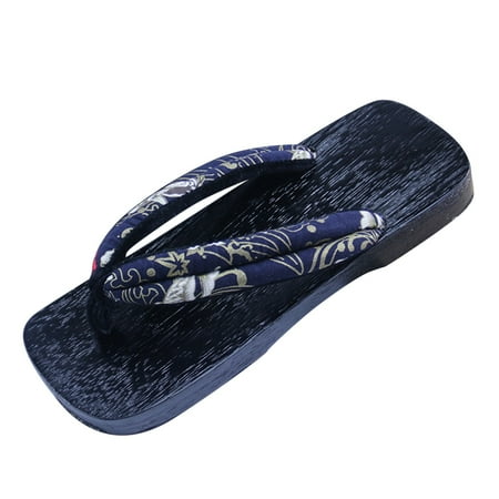 

KaLI_store Mens Flip Flops Men Sandals Flip Flop with Orthotic Arch Support Slide Sandals for Men with Soft Cushion Footbed Navy