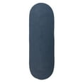 thumbnail image 4 of Colonial Mills 2' x 7' Navy Blue Oval Handmade Braided Runner Rug, 4 of 5