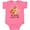 Hot Pink, variant on Inktastic My Nona Loves Me Cute Fox Boys or Girls Baby Bodysuit