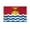 4x6 ft Nylon Flag, variant on AGAS Kiribati Flag 3x5 ft Double Stitched Hem 100% Polyester Metal Grommets Indoor Kiribati National Flag