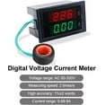 AC 80V300V 100A Digital Ammeter, 2 in 1 Multimeter Panel 110V/220V