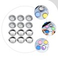 thumbnail image 3 of 12Pcs Multi-function Watercolor Plates Stainless Painting Plates Reusable Watercolor Trays, 3 of 8