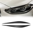 thumbnail image 2 of 1 Par Coche Faro Cejas Pegatina Carbono Fibra Patrón Negro, 2 of 7