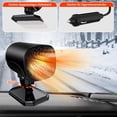 thumbnail image 5 of Calentador de coche portátil 2 en 1, desempañador de parabrisas, 12 V, 120 W, ventilador de calentador de coche, rotación de 360° para limpieza de parabrisas, 5 of 5
