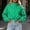 Mint Green, variant on Women Fleece Jacket Lightweight Full Zip Fleece Short Coat Long Sleeve Stand Collar Sherpa Warm Winter Casual Outerwear
