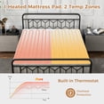 thumbnail image 4 of Gymax Heated Mattress Pad Queen Size Machine Washable Electric Bed Warmer w/ Dual Controller, 4 of 10