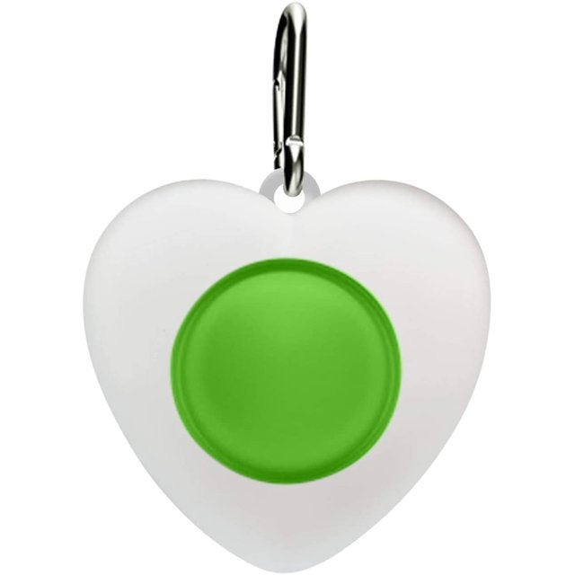 2021 New Fidget Dimple Toy Keychain Pendent, Silicone Bubbles Flipping Board Toy, Stress Relief Simple Sensory Dimple Toy for Concentration Training, Hand Exercise Educational Toy for Kid Adult (#12)