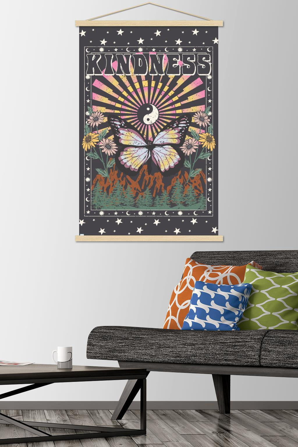 Kindness Wall Poster with Magnetic Frame, 22.375" x 34"