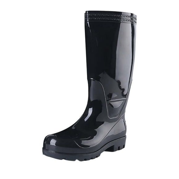 Botas De Lluvia Botas De Trabajo Antideslizantes Con Punta De Acero Botas De Goma Impermeables Para Hombres 45 Sunnimix Botas de lluvia