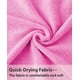 thumbnail image 5 of Toalla con capucha para niños Miss Shorthair con cremallera rosa 11-13, 5 of 7