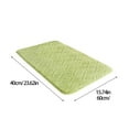 thumbnail image 3 of Bathroom Floor Mat, Non-Slip Absorbent Door Mat, Waterproof Washable Entryway Rug for Indoor Outdoor Use, Sponge Material, Multiple Colors, 40x60cm Size, 3 of 8