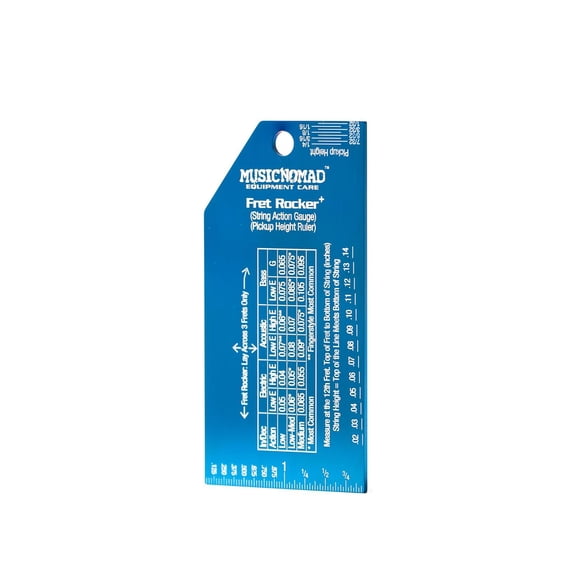 Medidor de Acción de Cuerda MusicNomad Fret Rocker Precision