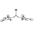 thumbnail image 2 of Bella Depot 8-Light Black Modern Full-angle Adjustable Chandelier with Clear Glass Shades 8 Light 25 to 36 Inches 49 to 60 Inches, 2 of 5