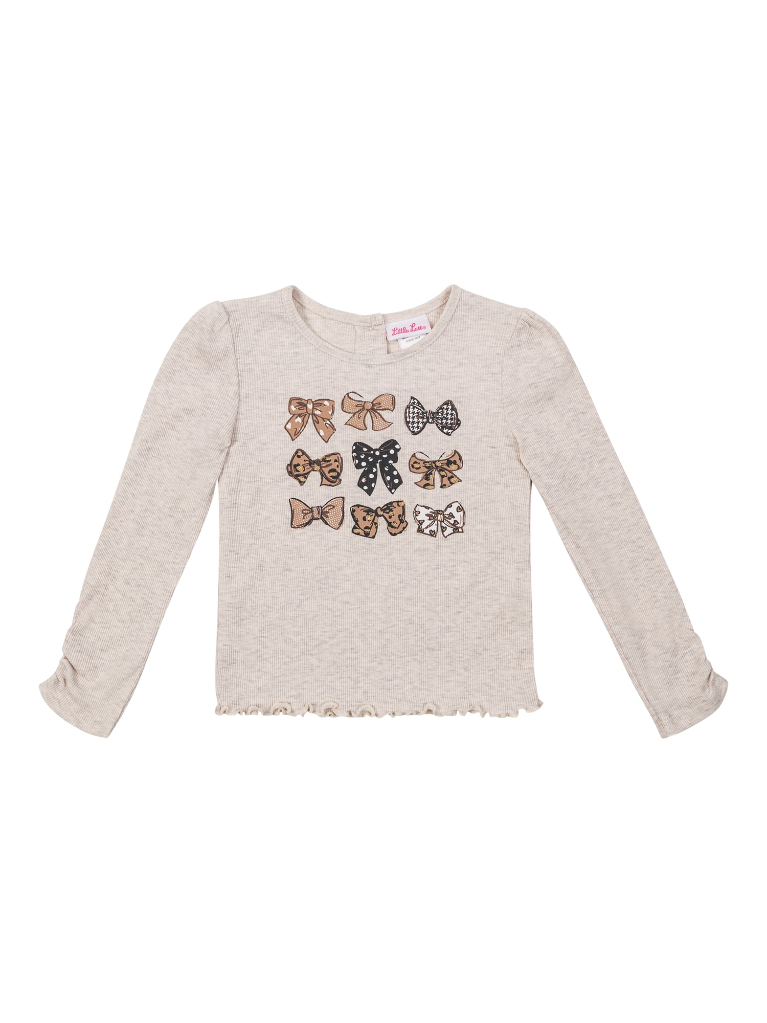 Little Lass Toddler Girl Vest, Tee, and Pant 3-Piece Set, Sizes 2T-4T