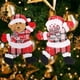 thumbnail image 3 of Adornos de muñecos de peluche navideños, campanas colgantes, muñeco de nieve, muñecos de peluche de Papá Noel, colgante para árbol de Navidad, decoración de Año Nuevo, regalos, 3 of 6