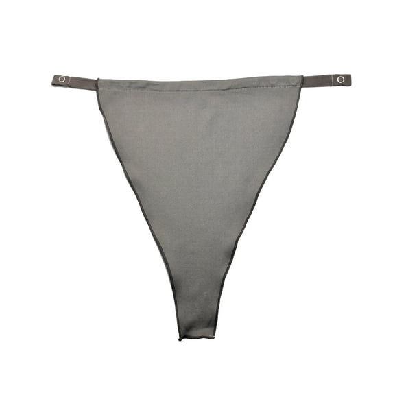 [228] Snappy Cami Snap-To-Bra Mock Camisole - Original Classic - Full Lace - Single Pack - Gray.