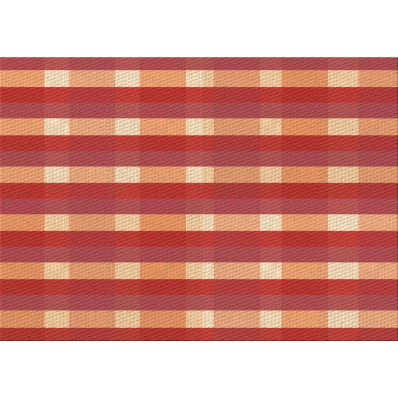 Ahgly Company Machine Washable Indoor Rectangle Transitional Red Area Rugs, 2' x 3'