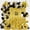 Black Gold, variant on Graduation Balloon Garland Arch Kit for Graduation Decorations Class of 2026 - Black Gold and White Balloons Different Sizes 5 12 18 Inch Graduations Balloons Arch for Grad Party Supplies