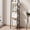 Rustic Brown, variant on Ladder Shelf, Bookshelf Bookcase, Freestanding Corner Storage Shelve with 2 Hooks for Home Office, Living Room, Kitchen, Bedroom, Industrial, 11.8"D x 13.4"W x 72.8"H, Rustic Brown