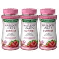 thumbnail image 3 of Nature's Brand Bounty Optimal Solutions Hair Skin Nails Gummies, 80 Ct, 5-Pack, 3 of 3
