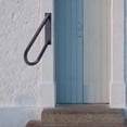 thumbnail image 2 of Metal Pipe Stair Handrail, 20" U-Shaped Wall Mount Staircase Handrail Railings for Step Bathroom Outdoor Black, 2 of 7