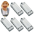 thumbnail image 4 of BLEEUS 5Pcs Mini Harmonica Necklace 4 Hole 8 Tone Portable Musical Instrument (Silver) Musical Instruments Supplies (Silver), 4 of 10