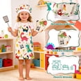 thumbnail image 4 of Caunedy Play Kitchen Accessories,Stainless Steel Play Pots Pans Sets for Kids,Apron,Chef Hat,Kitchen Set for Kids Ages 3-12 Girls Boys Gifts, 4 of 7