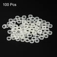 thumbnail image 3 of Unique Bargains Rondelle d'Espacement, Lot de 100 Nylon 5mm ID x 7mm OD x 2mm L pour Vis M5, Blanc, 3 of 5