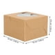 thumbnail image 4 of Cajas de panadería de 14 piezas Cajas de galletas pequeñas Caja de hornear kraft con cajas de pastel de ventana, 4 of 5