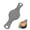 Grey, variant on Oasiva Round Silicone Pastry Mat Ideal For Pizza Cookie Bread Baking Liner With Handle