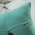 thumbnail image 2 of Phantoscope Farmhouse Button Series Outdoor Decorative Throw Pillow, 20" x 20", Water Green, 2 Pack, 2 of 3