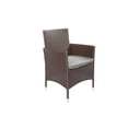 thumbnail image 6 of Baner Garden Q16-CH 300 lbs Outdoor Furniture Complete Patio Wicker Rattan Conversation Set - 3 Piece - Chocolate, 6 of 6
