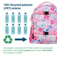 thumbnail image 4 of Wildkin Kids Pink Floral ECO rPET Next Gen Backpack - 15 Inch / 12L, 4 of 8