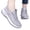 Gray, variant on IEMIEMIEM Womens Orthopedic Shoes Arch Support Golf Shoes Wide Non Slip Slip on Hiking Shoes Knitted Mesh Stretch Soft 2026 Orthopedic Shoes White 8.5 Wide