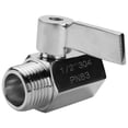 thumbnail image 3 of 304 Stainless Steel Mini Ball Valve(1/2 Inch Female x Male) NPT Thread, Water Flow Regulator Head Co, 3 of 5
