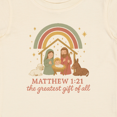 thumbnail image 4 of Inktastic Matthew 1:21 Nativity Scene the Greatest of All Boys or Girls Baby T-Shirt, 4 of 5