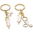 thumbnail image 1 of Nurse Keychain Syringe Stethoscope Keychain Nursing Student Gift Appreciation Gift Doctor Jewelry, 1 of 5