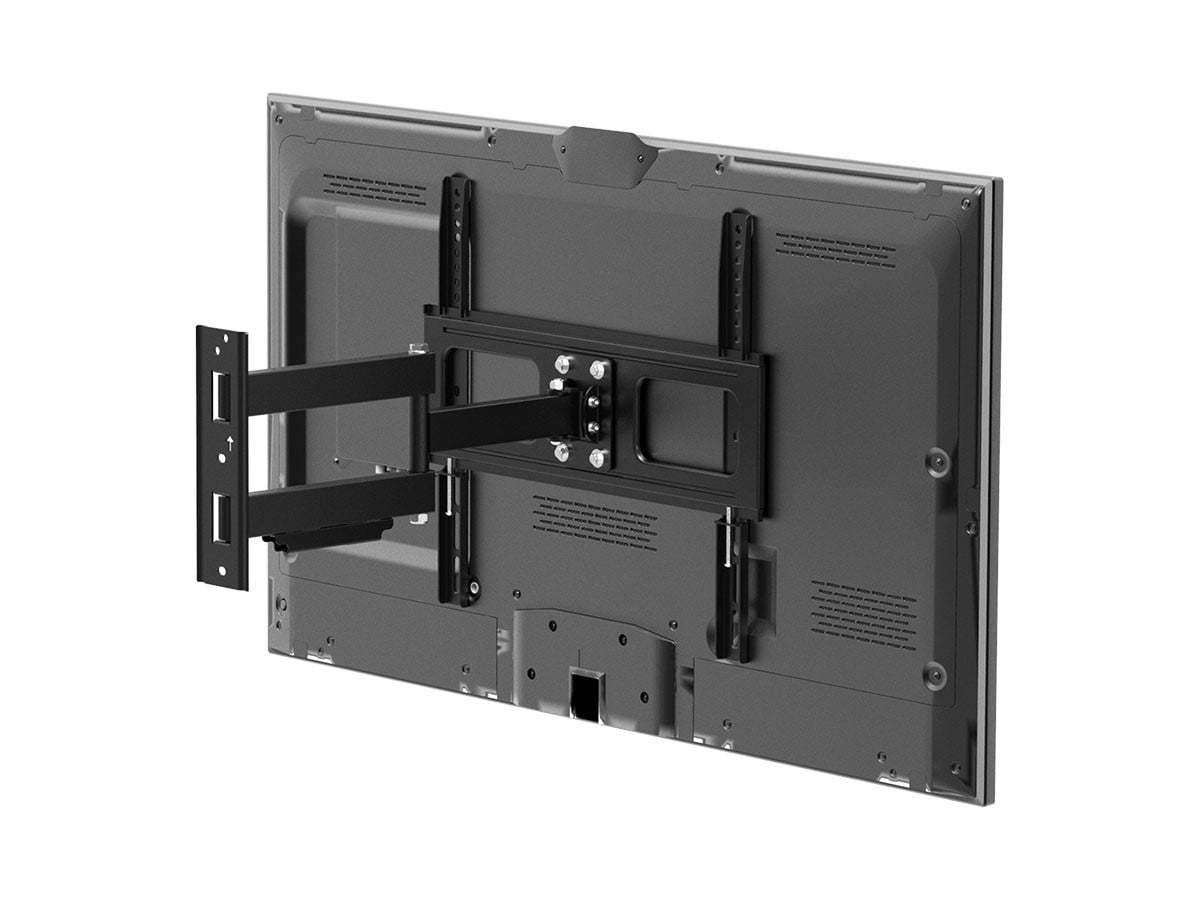 Monoprice Outdoor Full Motion TV Wall Mount Bracket For TVs 32in to 100in, Max Weight 110 lbs, VESA Patterns Up to 200x200 to 400x400