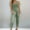 Army Green, variant on Sentmoon Linen Sets for Women 2 Piece Outfits for Women and Business Pants Plus Size Sleeveless Crew Neck T-Shirts Loose Solid Color Linen Tops for Women for Summer Outfits