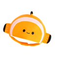 thumbnail image 4 of Divertido sombrero de para cosplay, gorro naranja artesanal, decoración temática, tocado, disfraz para juego de rol, Festival de Acción de, 4 of 8