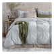 thumbnail image 1 of Set Edredón Puff Acolchado de Lujo con Fundas de Almohada, Algodón Esquimal (Gris, King Size), 1 of 7