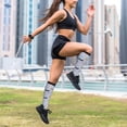 thumbnail image 6 of Lsque Dogs Are Running Pattern Sport Compression Socks for Men & Women 15-20 mmHg Knee High Nurse Pregnant Running Medical and Travel Athletic, 6 of 6