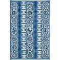 thumbnail image 1 of Due Process Stable Trading Flatweave Andalousian No. 2 Zone Denim Rug&44; 5 x 8 Pi., 1 of 1