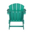 thumbnail image 2 of Westin Outdoor 2-Piece Set Plastic Adirondack Chair with Ottoman Footrest Included, Turquoise, 2 of 4